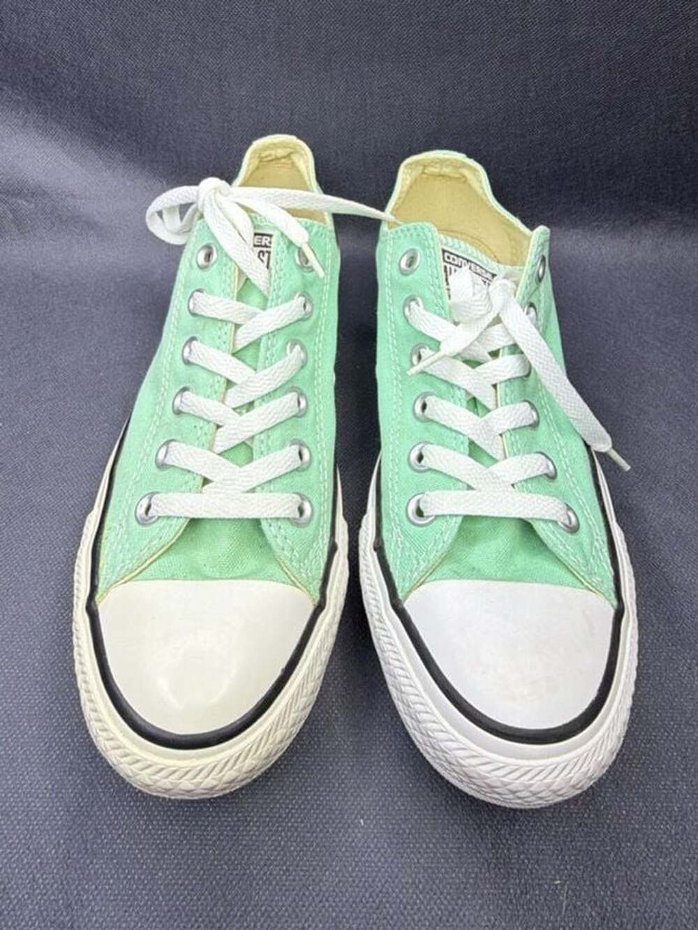 Converse All Star Mint Green Canvas Low Top Sneakers Women’s Size 7